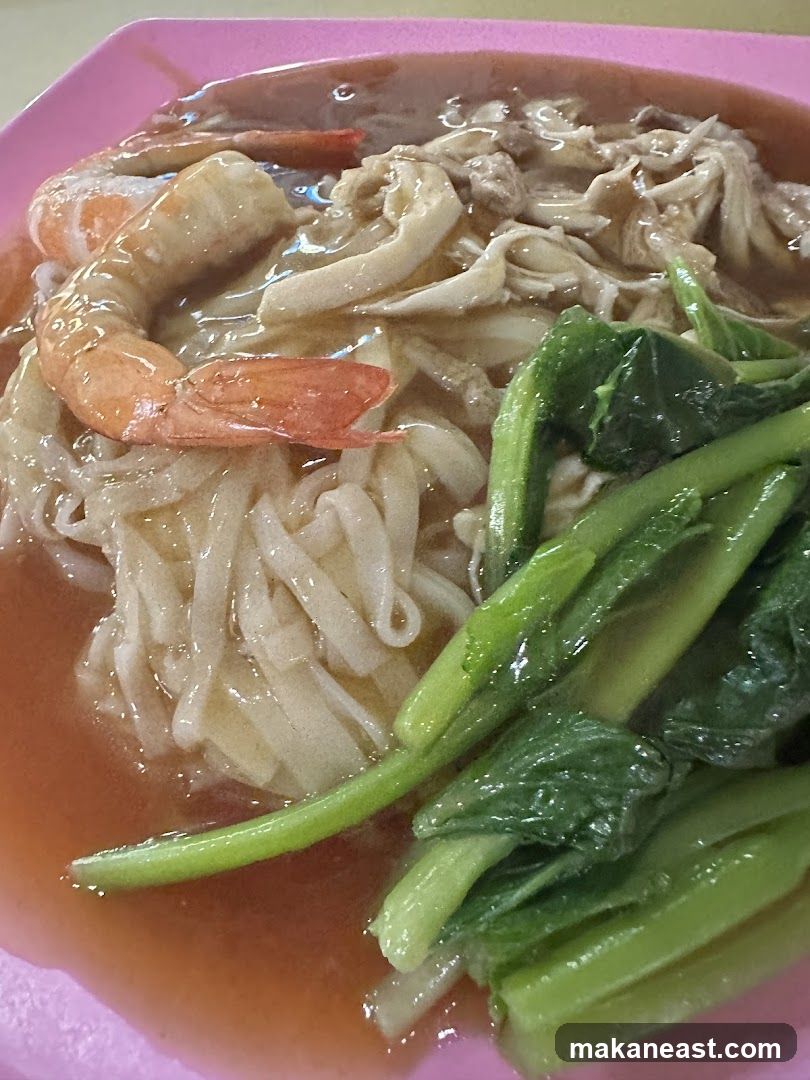 Noodles with Shrimp and Vegetables