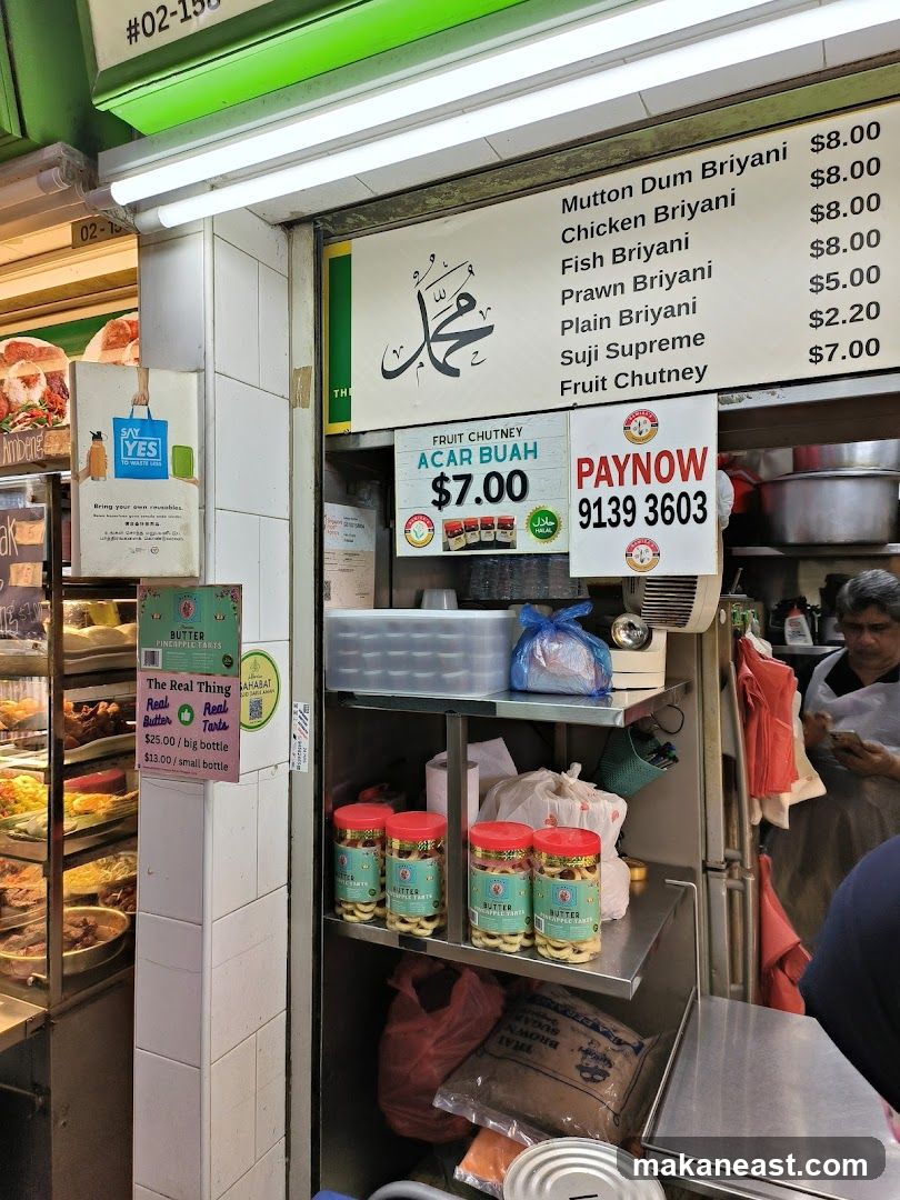Food Stall Menu and Products