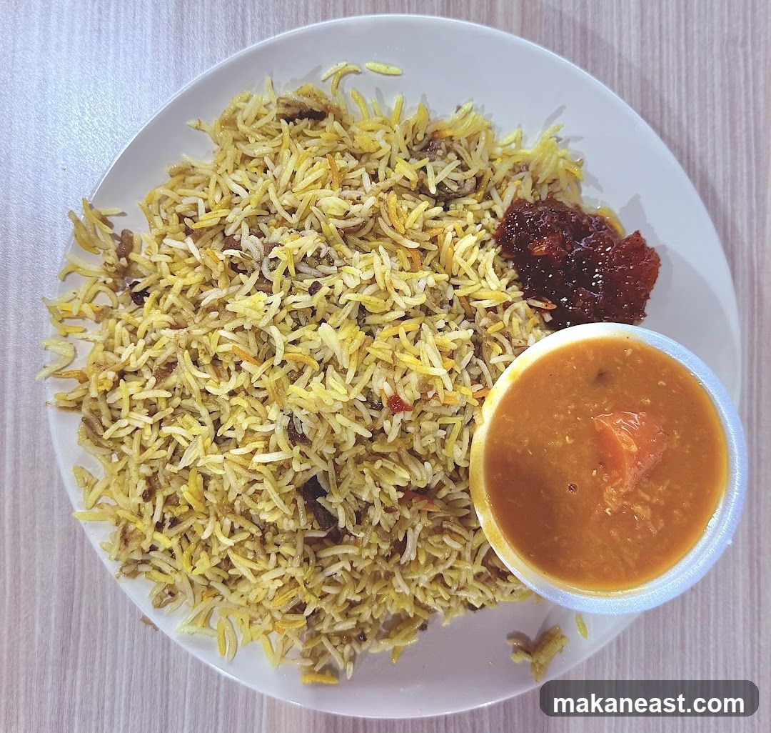 Biryani with Side Dishes