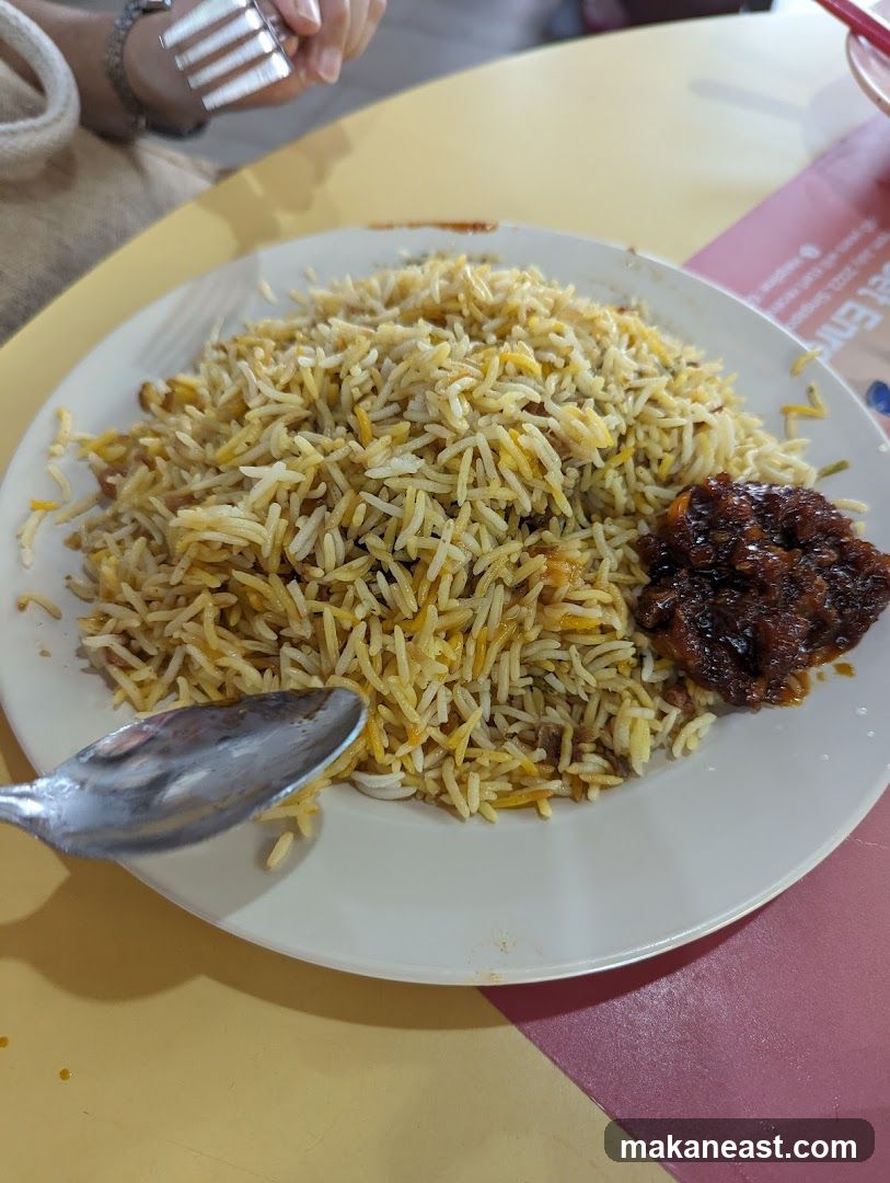 Biryani with Condiments