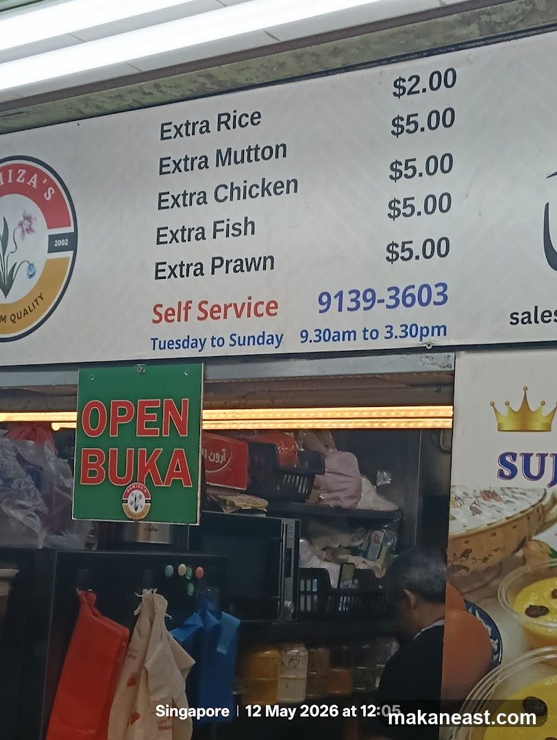 Miza's Menu