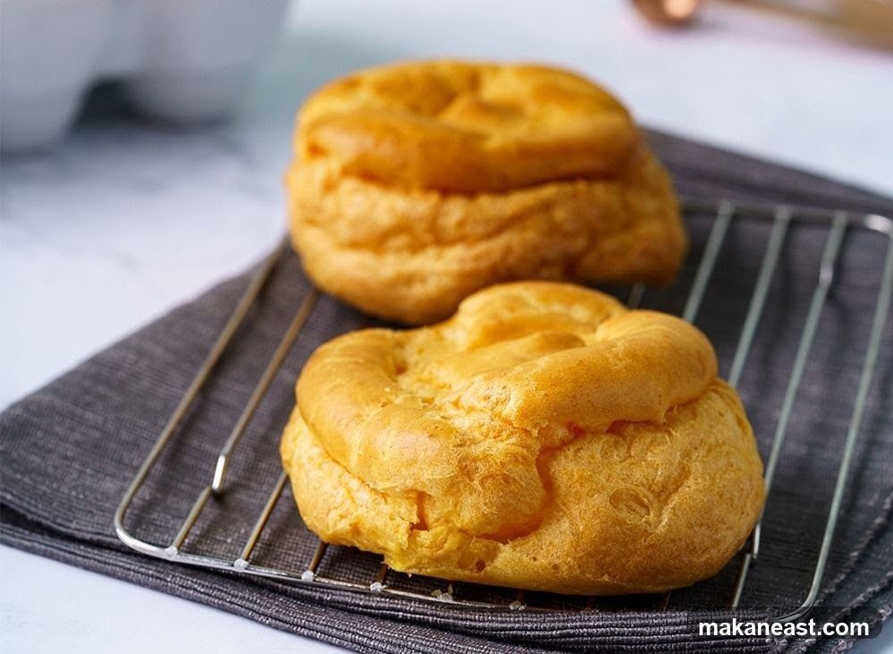 Cream Puffs on a Cooling Rack