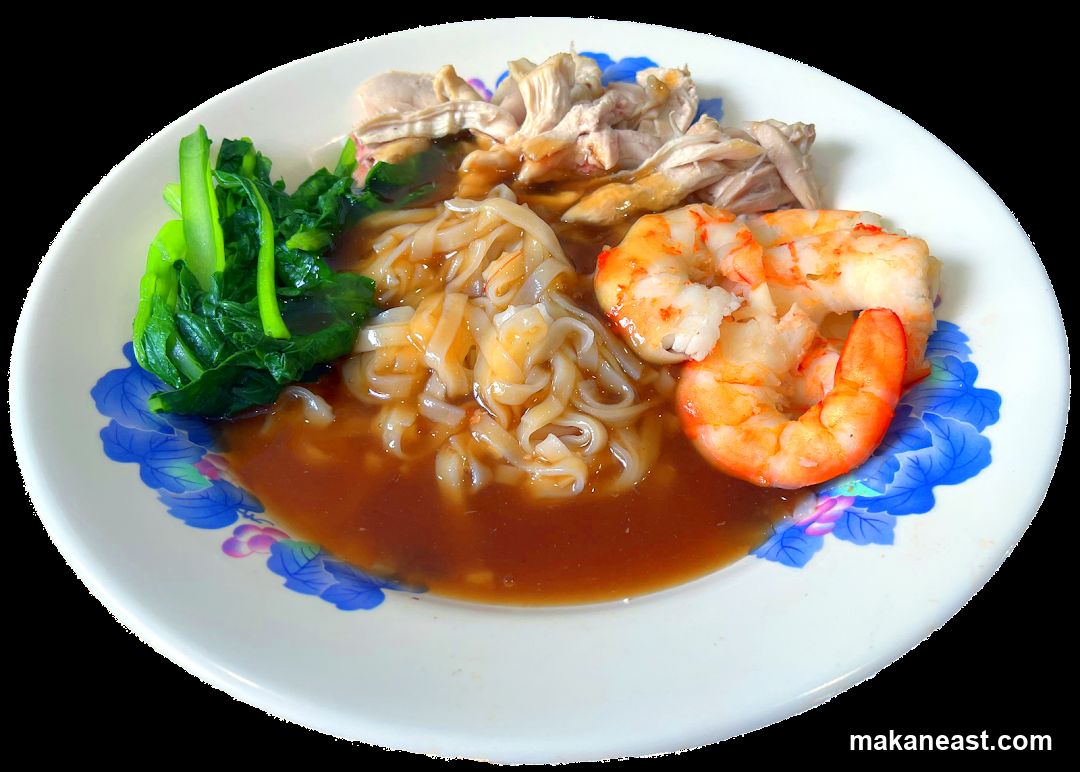Noodles with Shrimp and Chicken