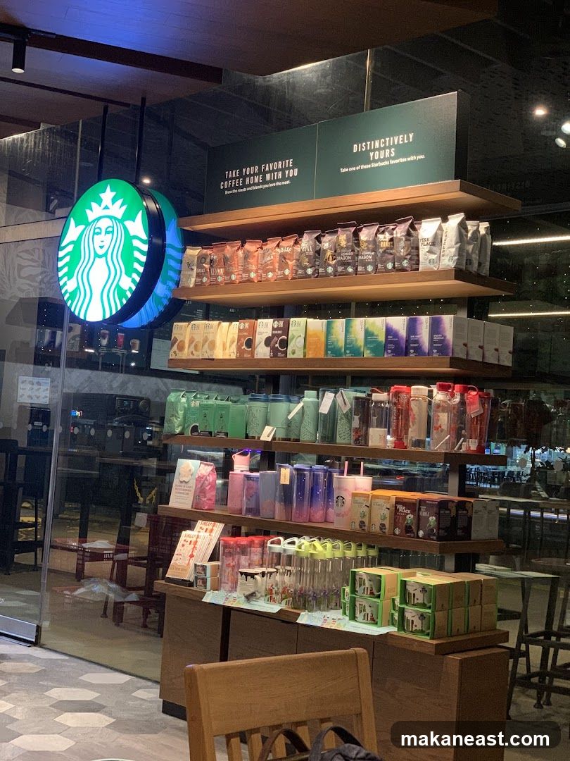 Starbucks Merchandise Display