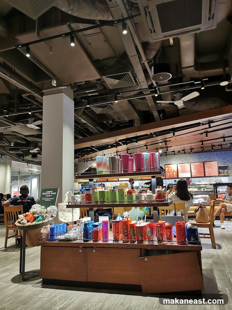 Starbucks Interior with Merchandise