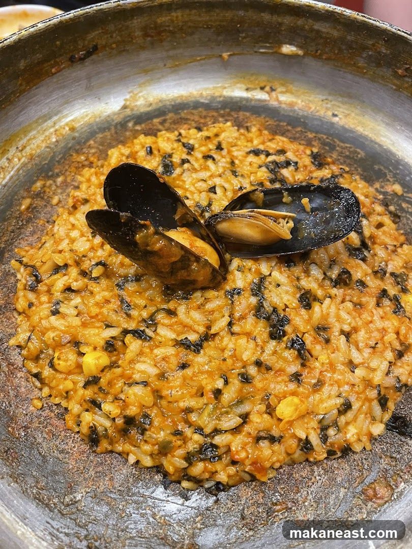 Mussels and Rice Dish