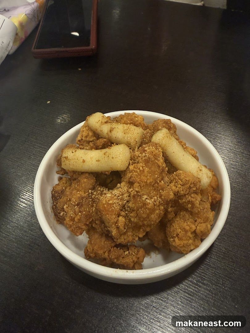 Fried Chicken and Tteokbokki