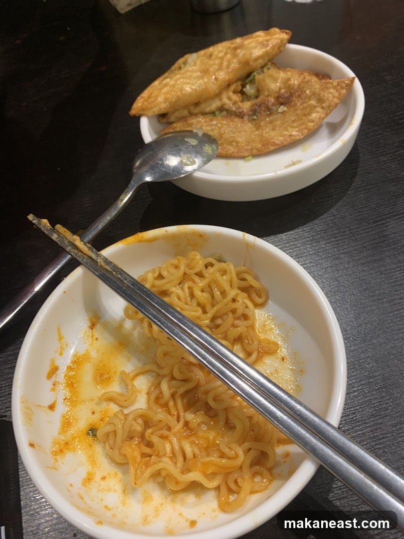 Fried Dumplings and Noodles