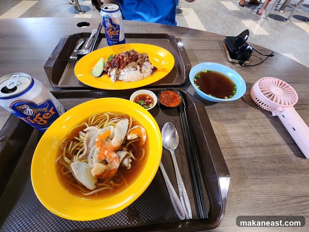 Food and Drinks on Table