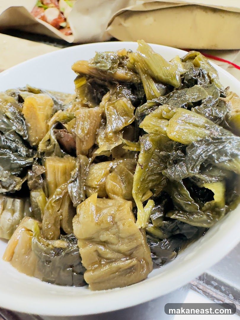 Braised Mustard Greens