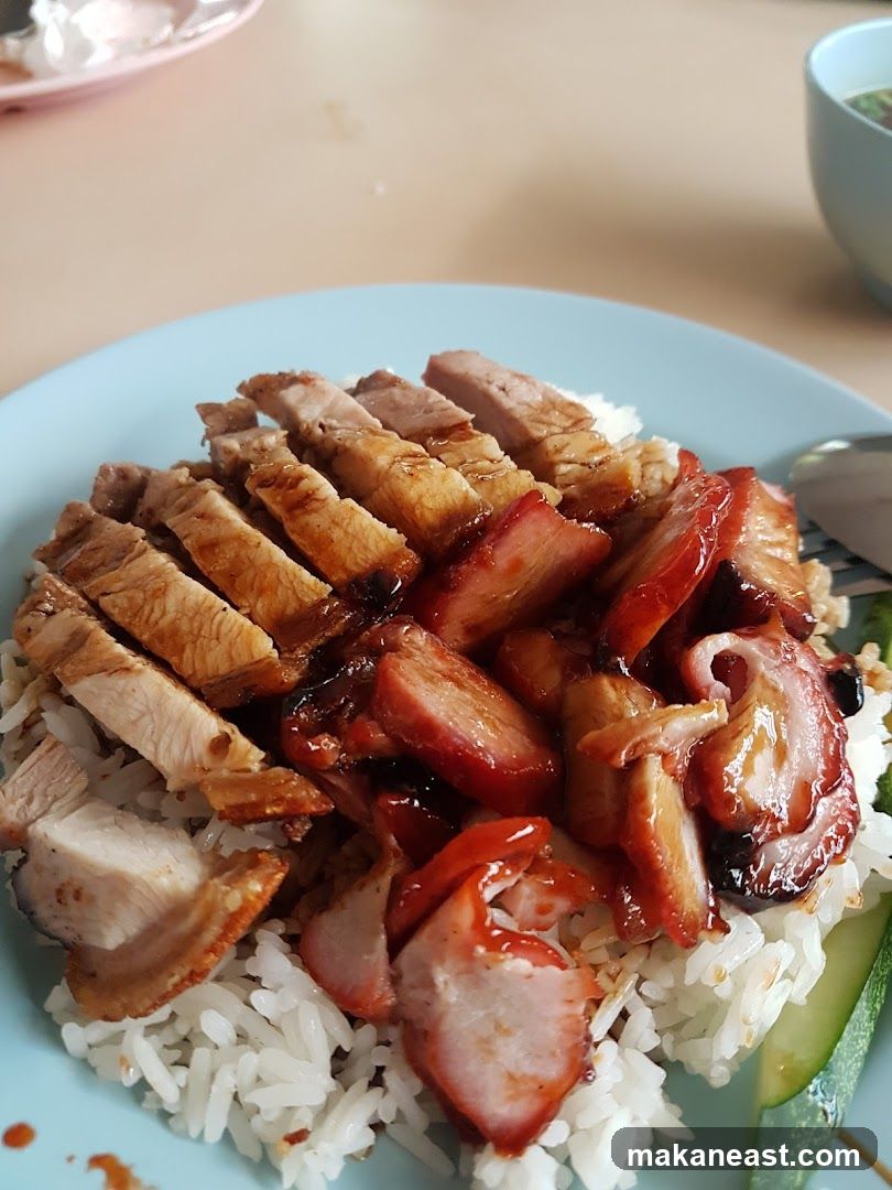 Roast Pork and Char Siu Rice