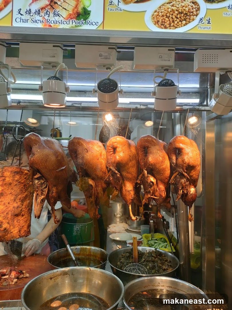Roasted Duck and Pork Stall