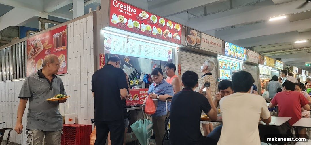Food Stall with Customers