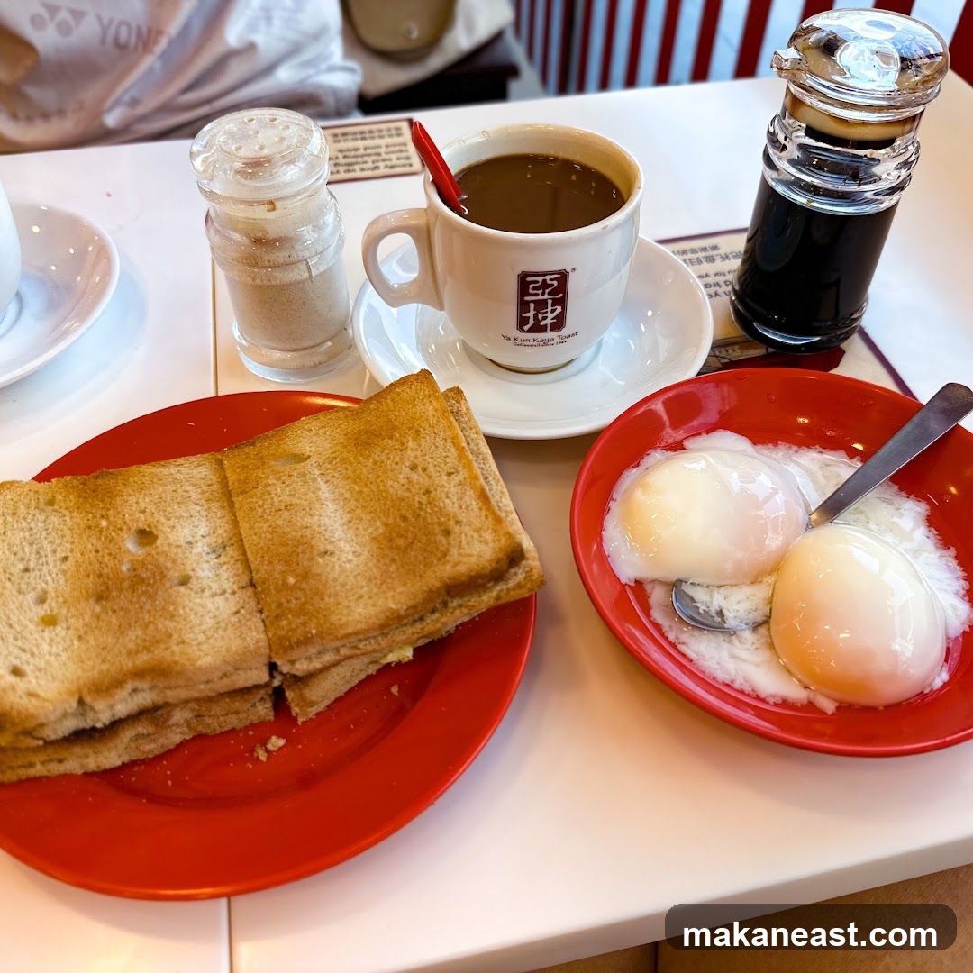 Kaya Toast Breakfast
