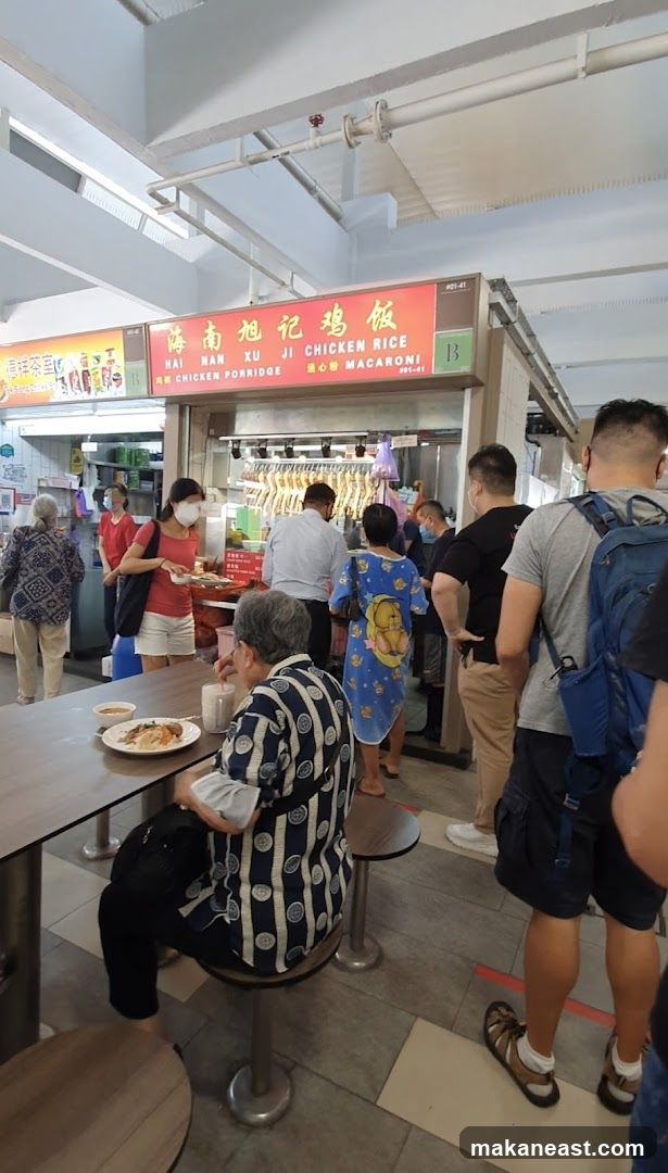 Food Stall with Customers