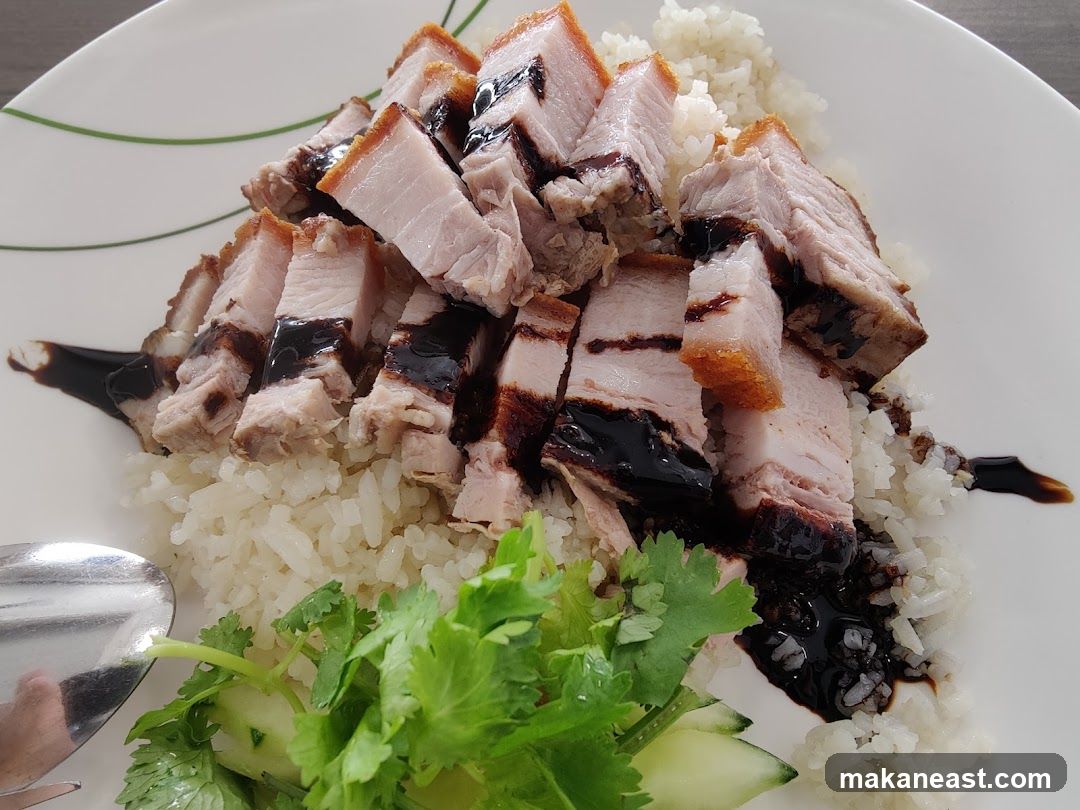 Crispy Pork Belly with Rice