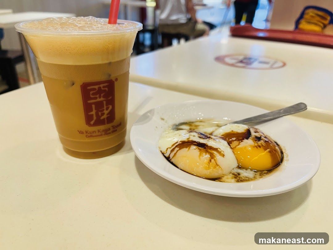Iced Coffee and Soft-Boiled Eggs