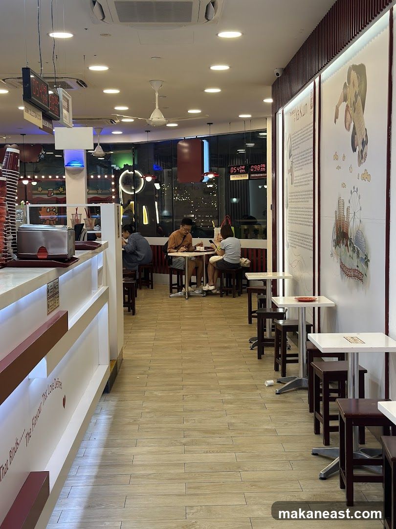Restaurant Interior with Diners
