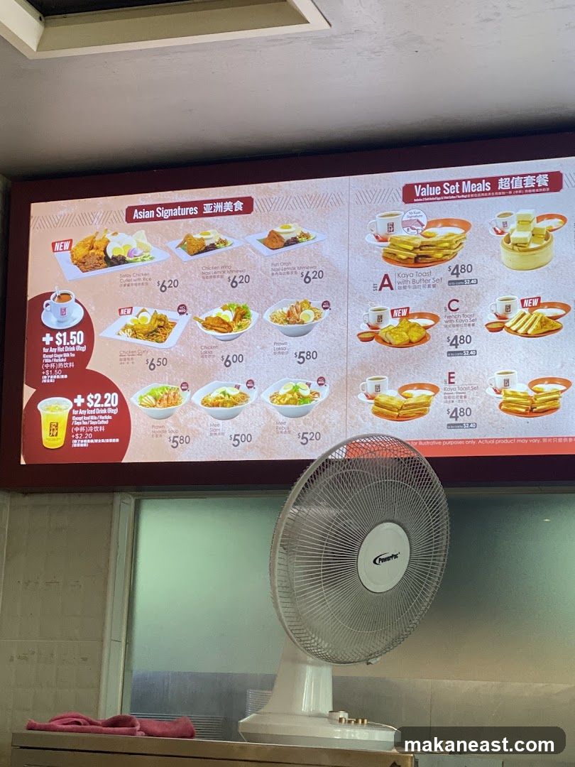 Asian Signatures and Value Set Meals