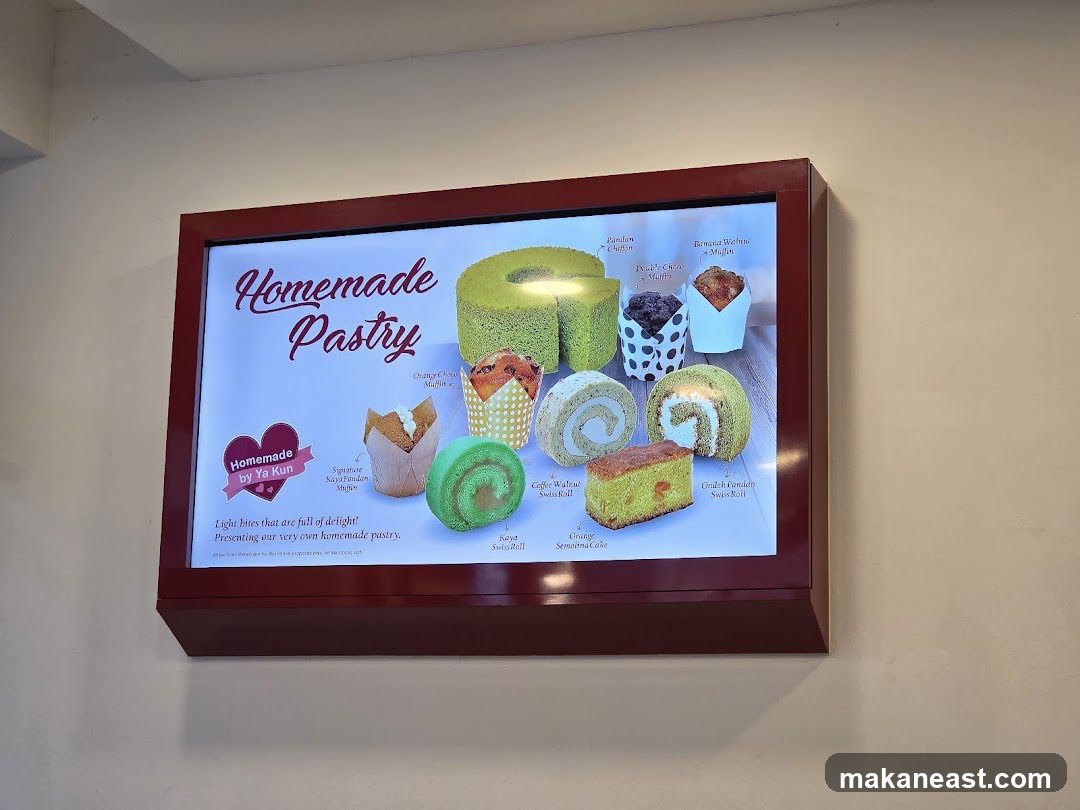 Homemade Pastry Display