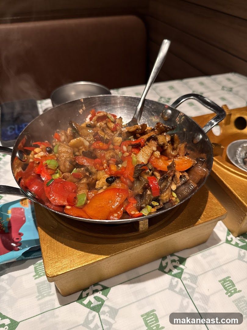 Stir-fried Dish with Vegetables and Meat