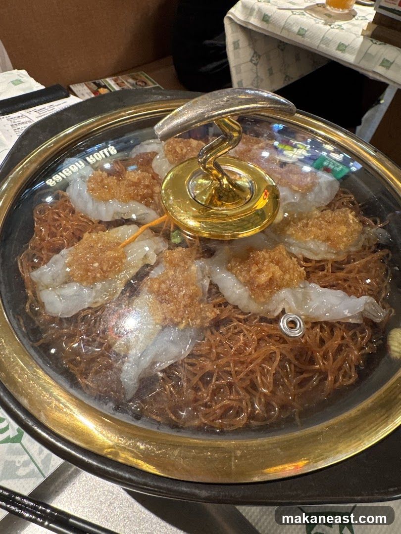 Steamed Shrimp with Noodles