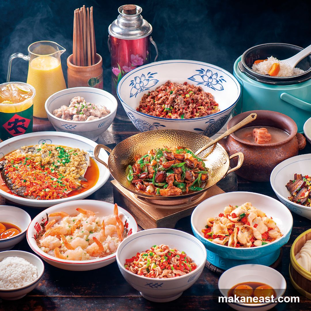 Assortment of Chinese Dishes