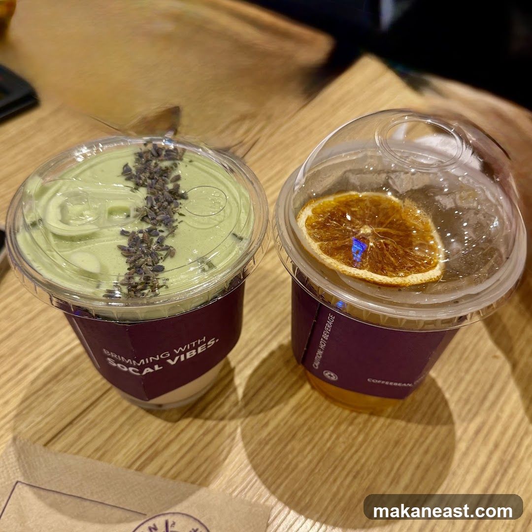 Two Iced Drinks