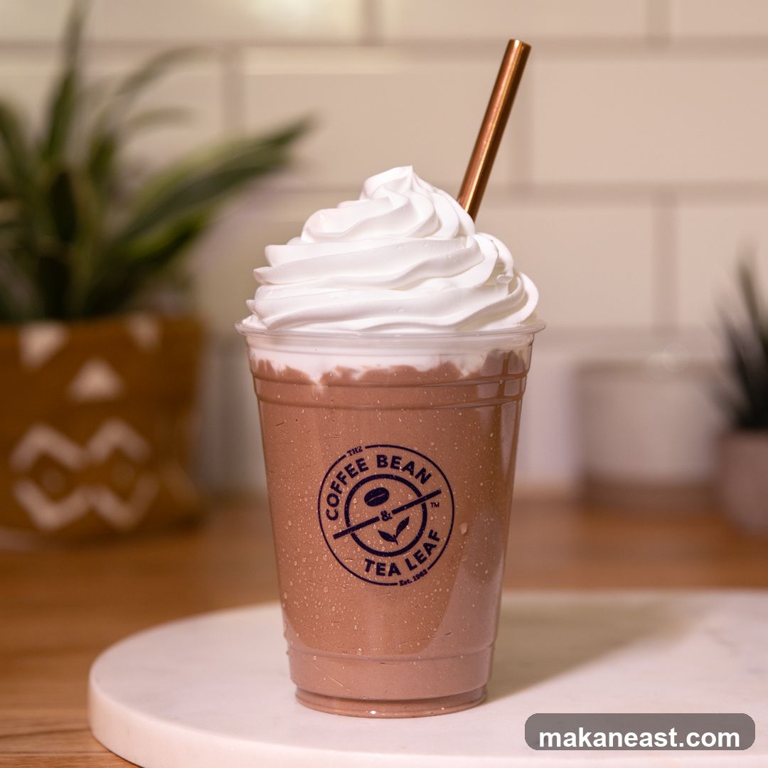 Chocolate Frappe with Whipped Cream