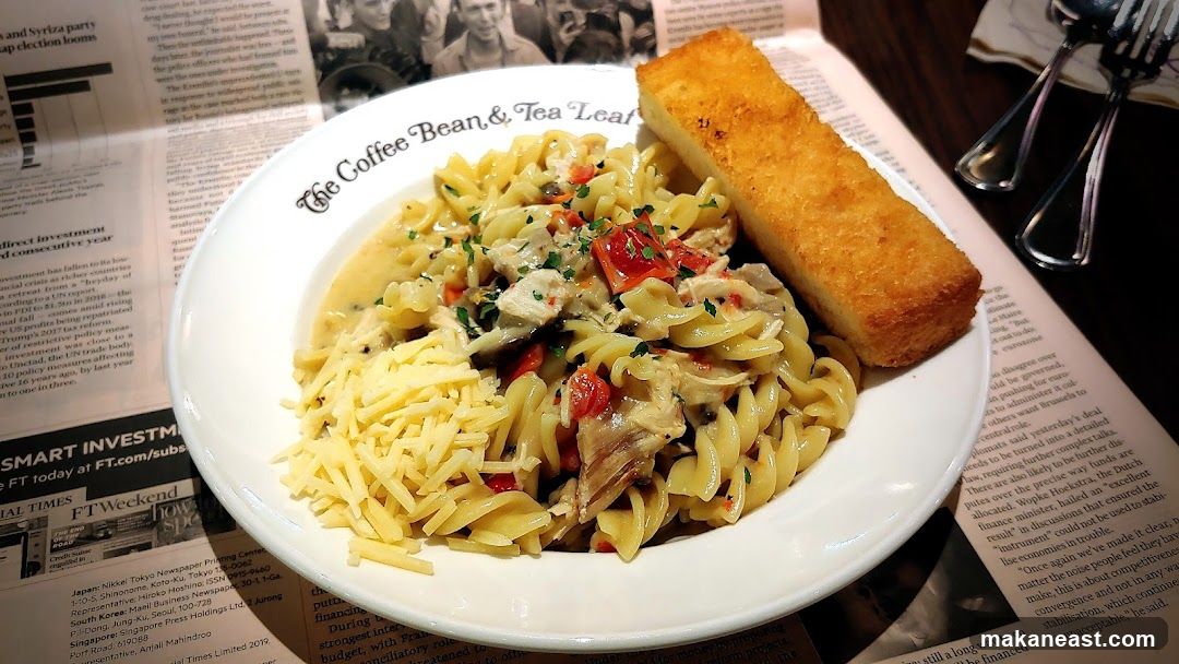Pasta with Chicken and Bread