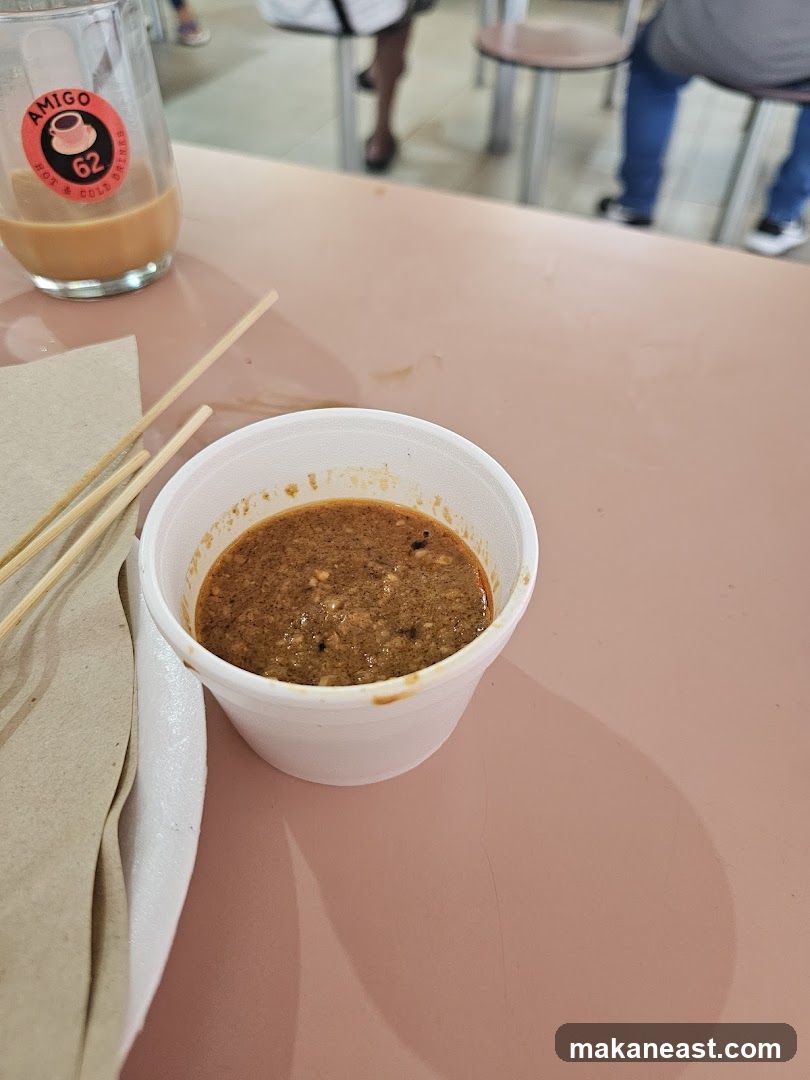 Dipping Sauce and Drink