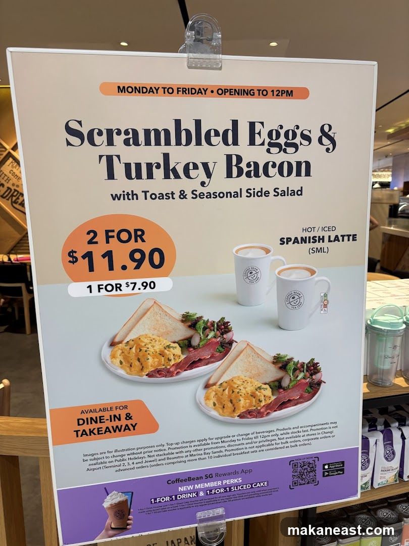 Scrambled Eggs & Turkey Bacon Promotion