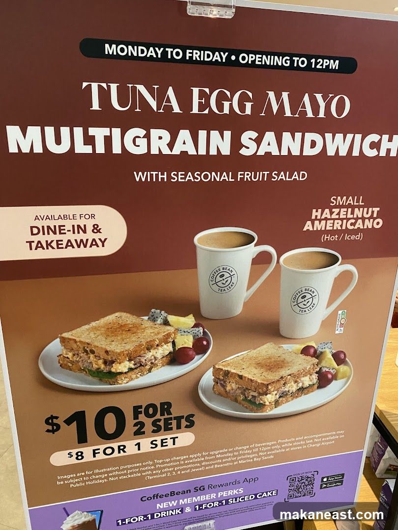 Tuna Egg Mayo Multigrain Sandwich Promotion