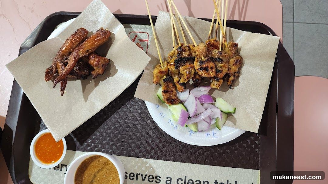 Chicken Satay and Wings
