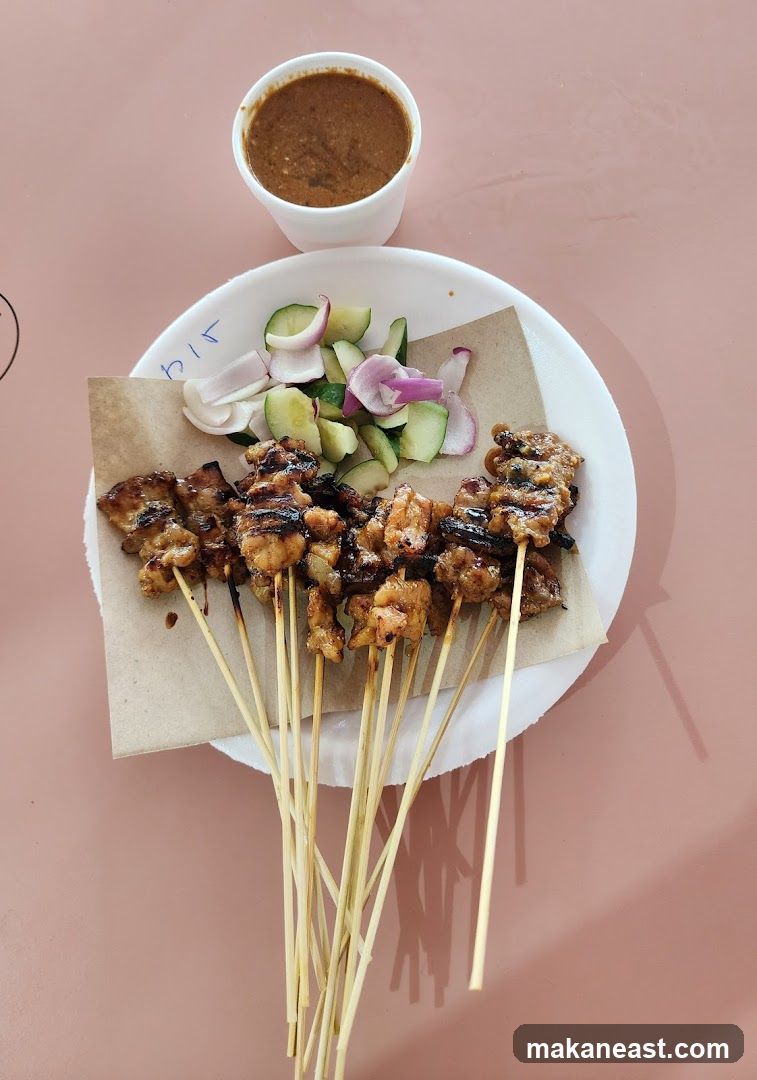 Chicken Satay with Peanut Sauce