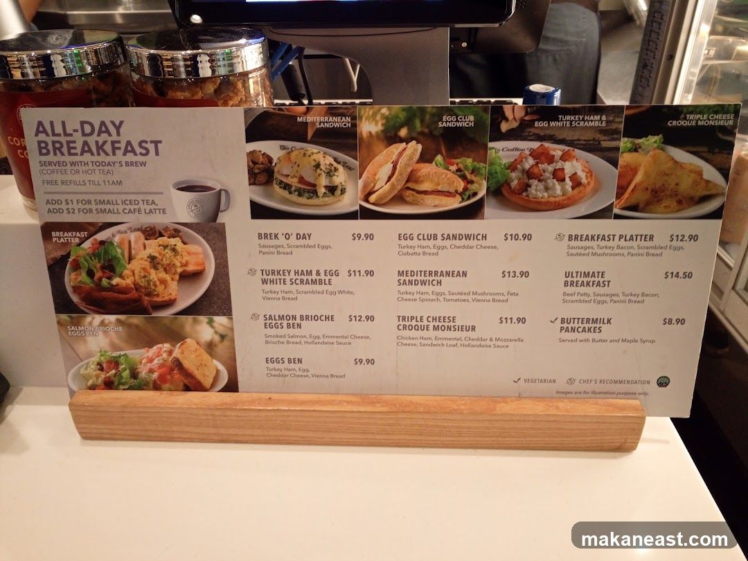 All-Day Breakfast Menu