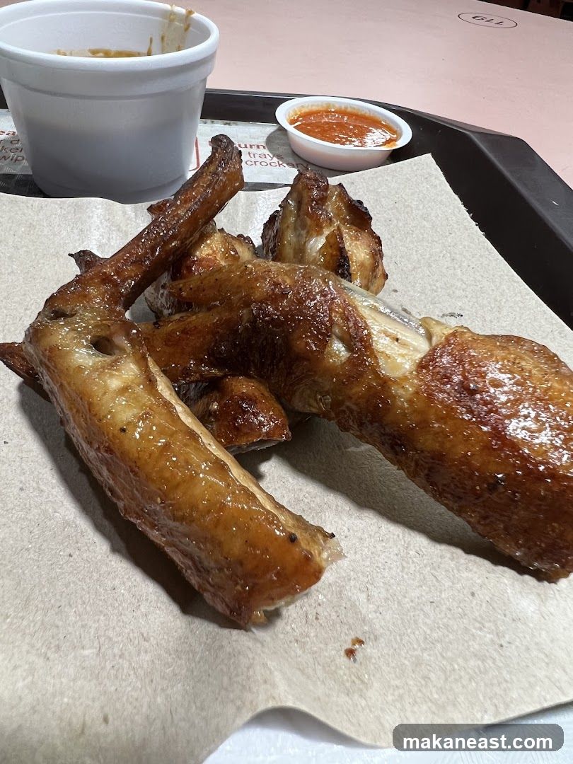 Roasted Chicken Wings with Dipping Sauces