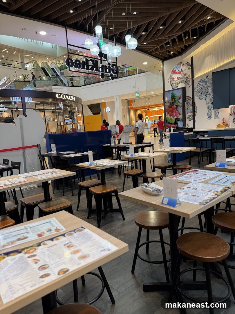 Restaurant Interior with Menus
