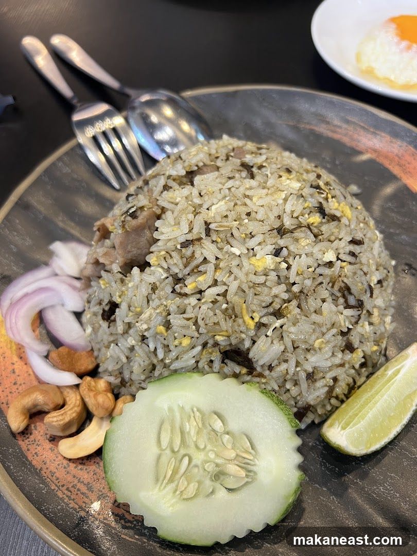 Fried Rice with Side Garnishes