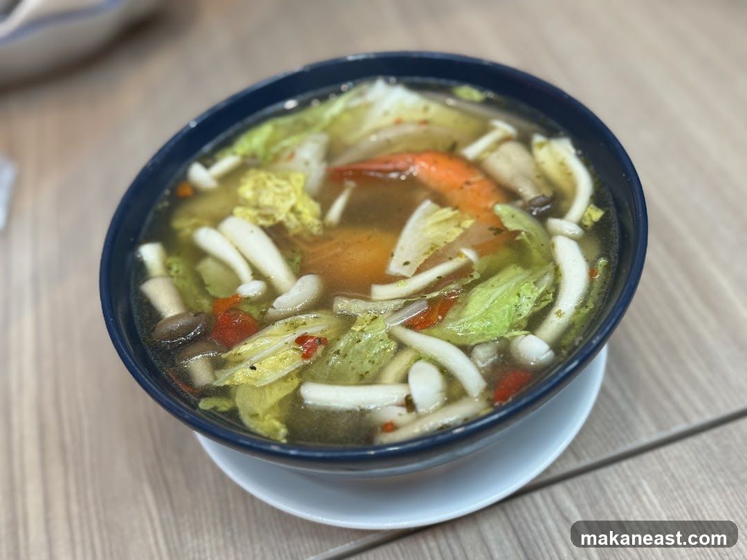 Soup with Shrimp and Vegetables