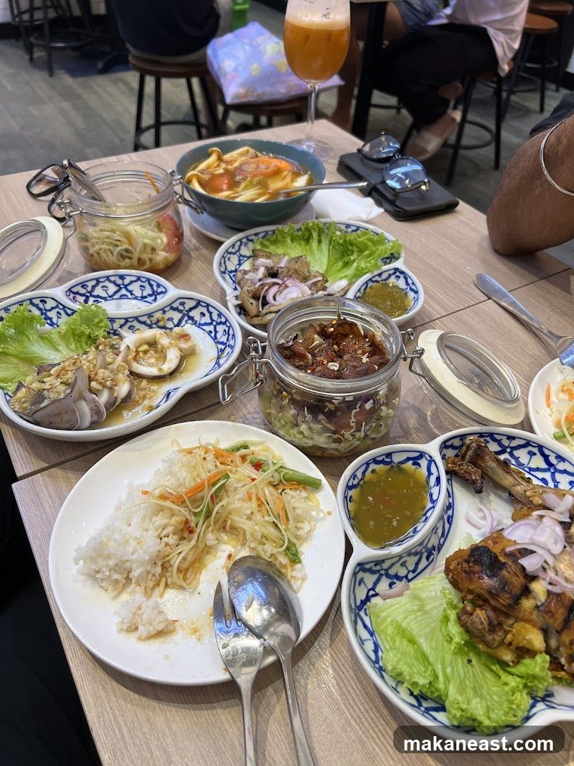 Thai Food Spread