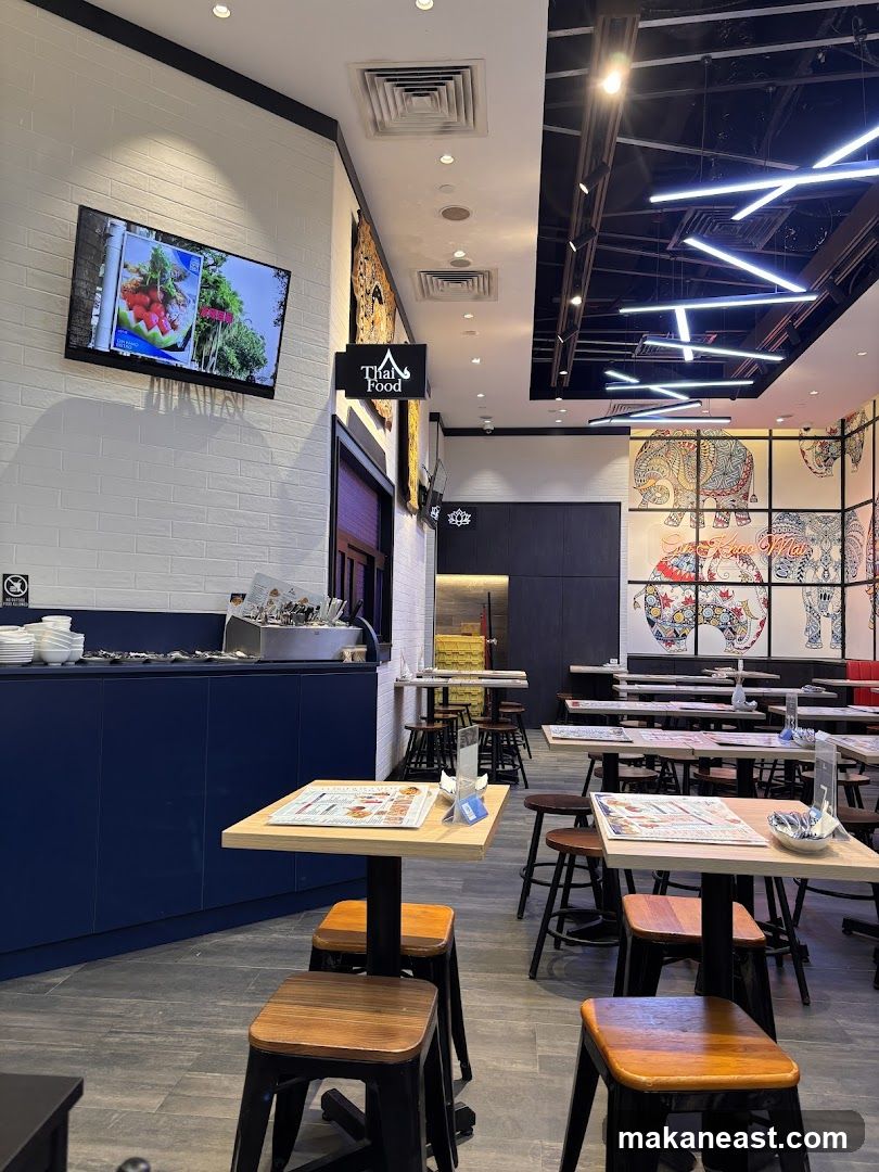 Thai Food Restaurant Interior