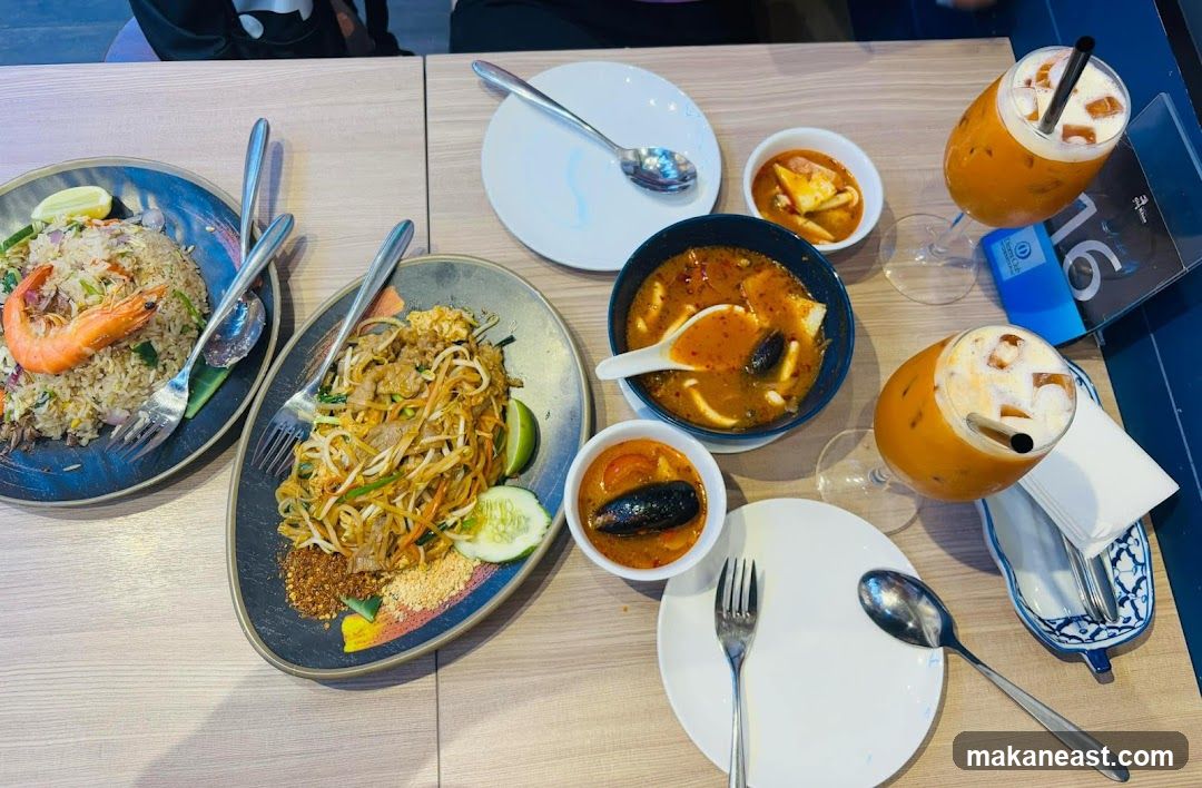 Thai Food Spread