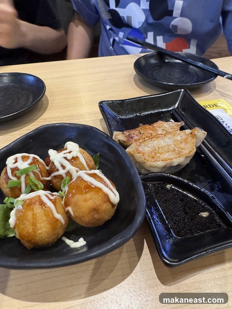 Takoyaki and Gyoza