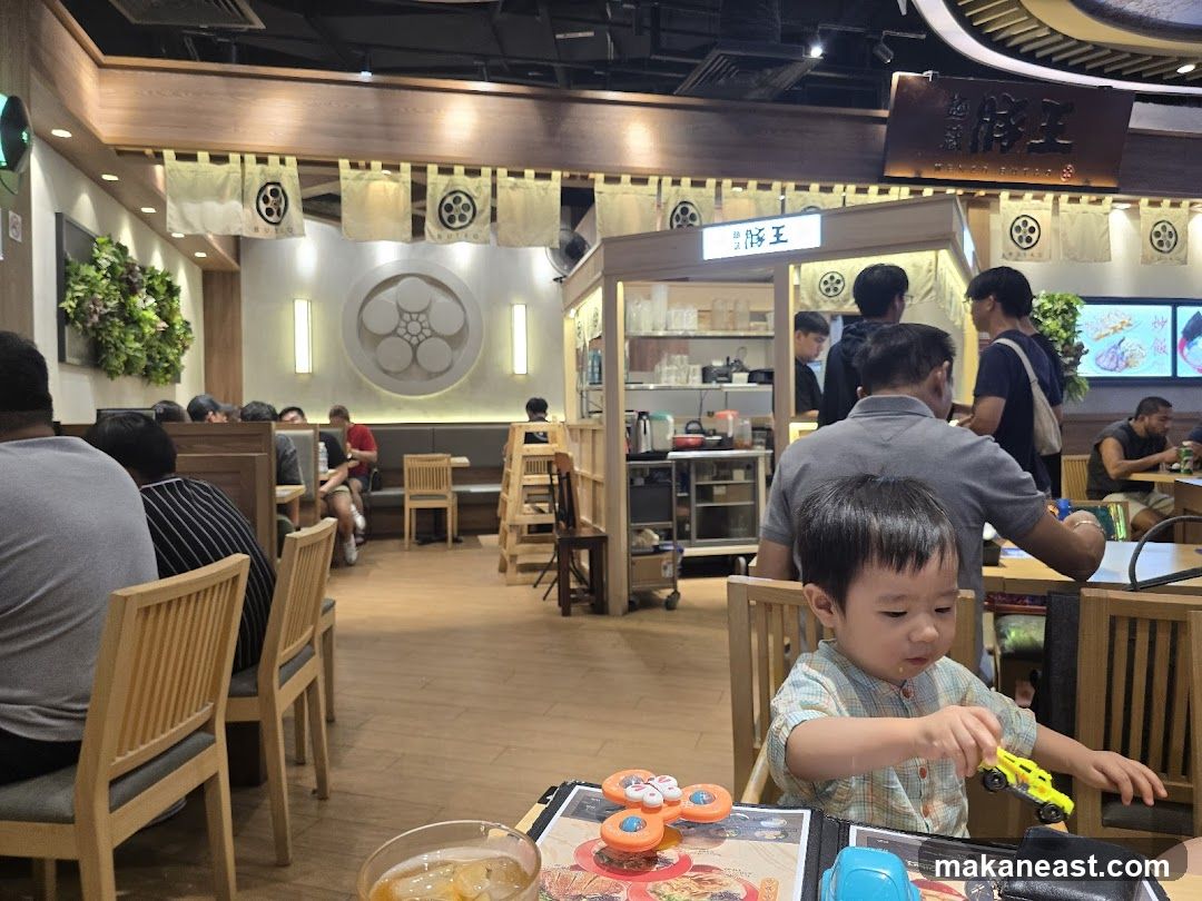Restaurant Interior with Diners