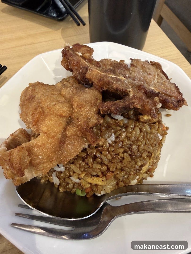 Fried Pork Chop with Fried Rice