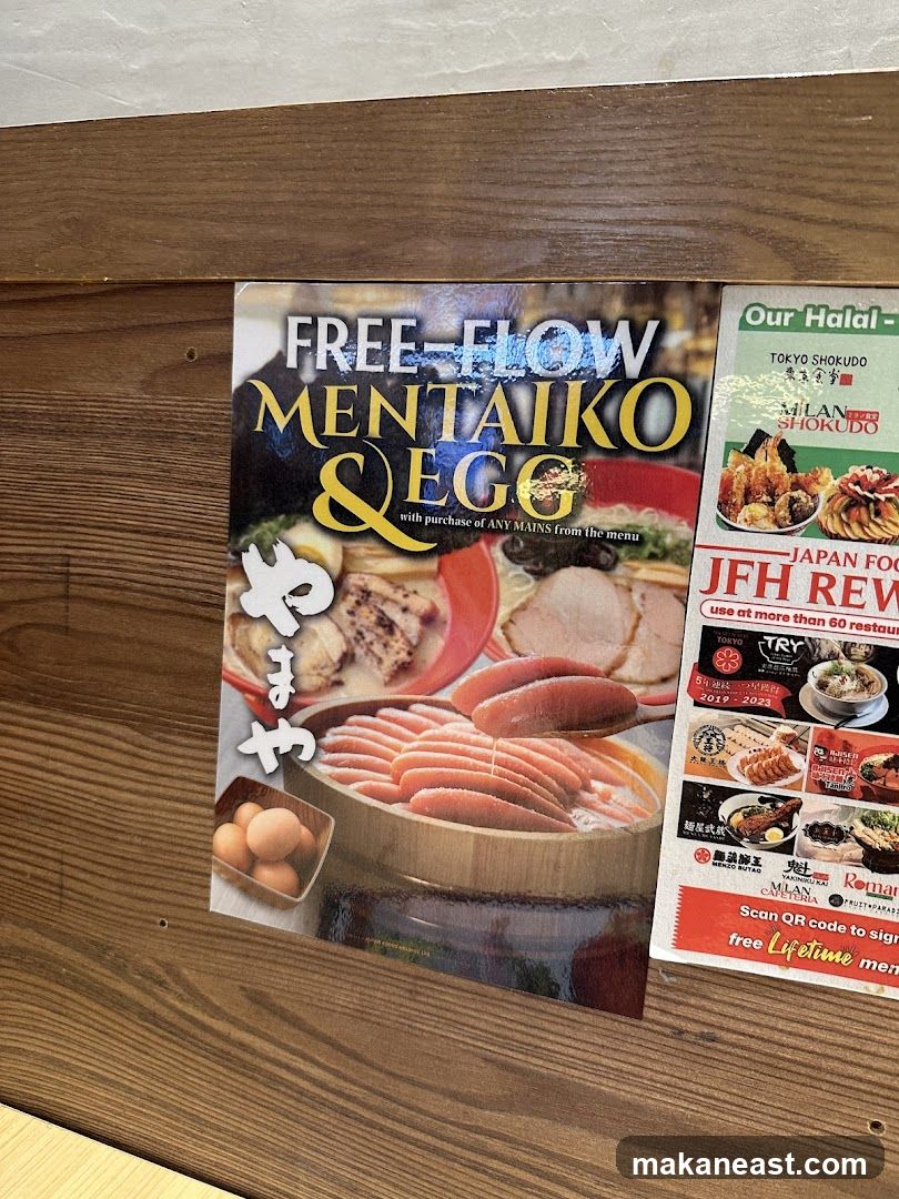 Free-Flow Mentaiko & Egg Promotion