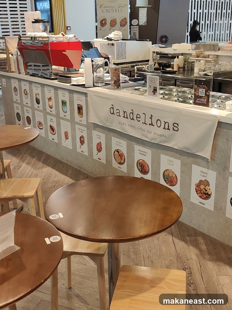 Dandelions Cafe Interior