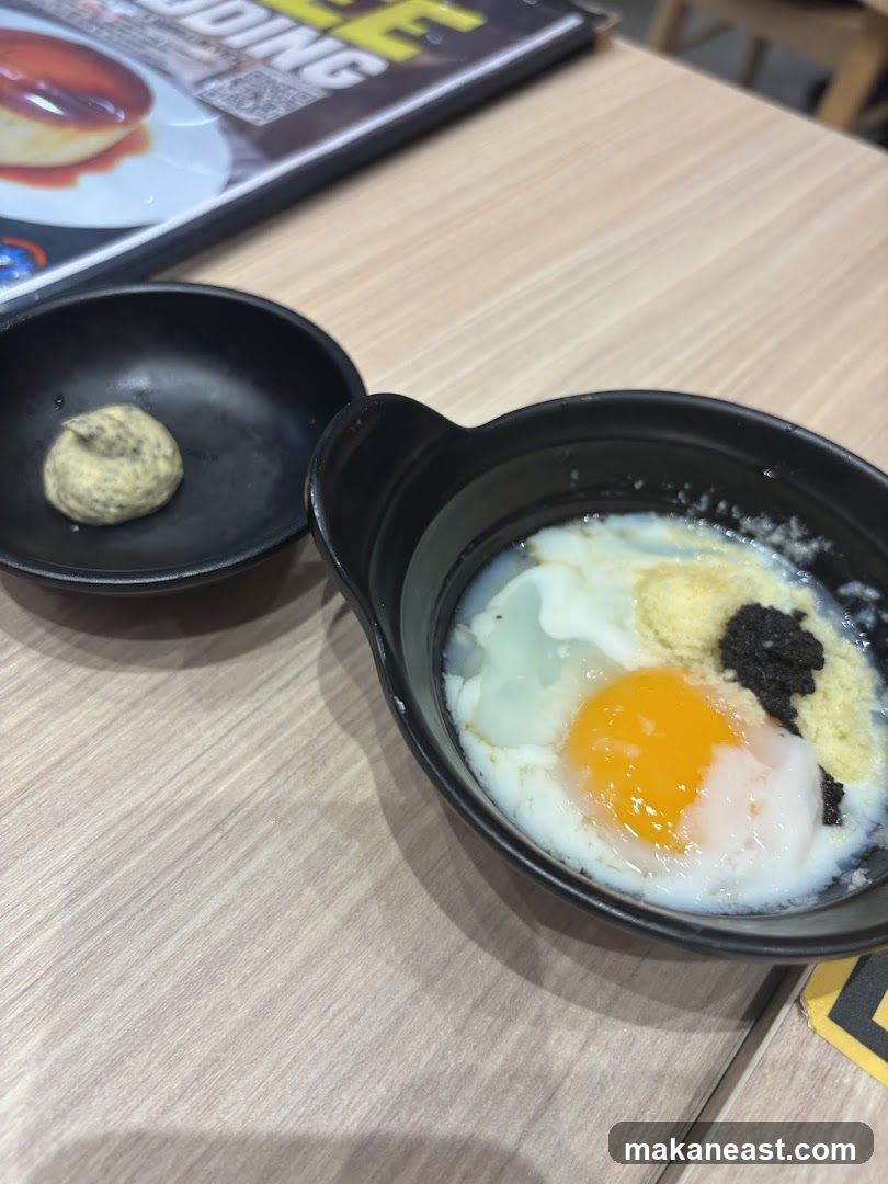 Egg Dish with Condiment