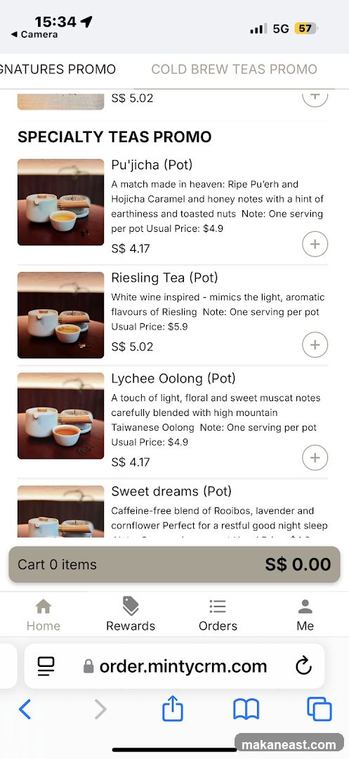 SPECIALTY TEAS PROMO